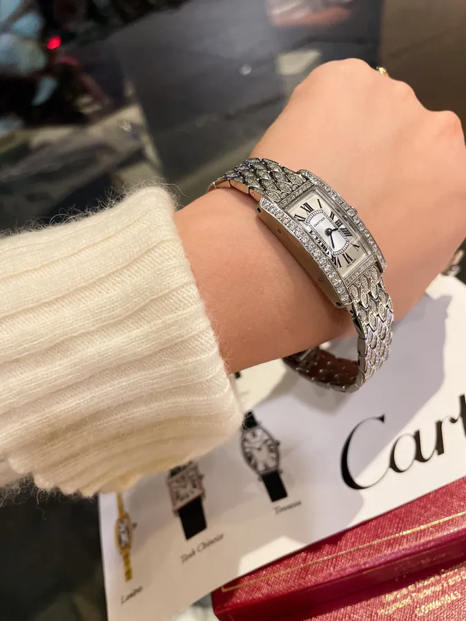Tank Américaine Watch (Cartier American Tank Series) Small Size