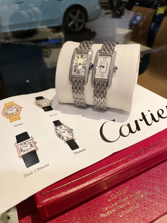 Tank Américaine Watch (Cartier American Tank Series) Small Size