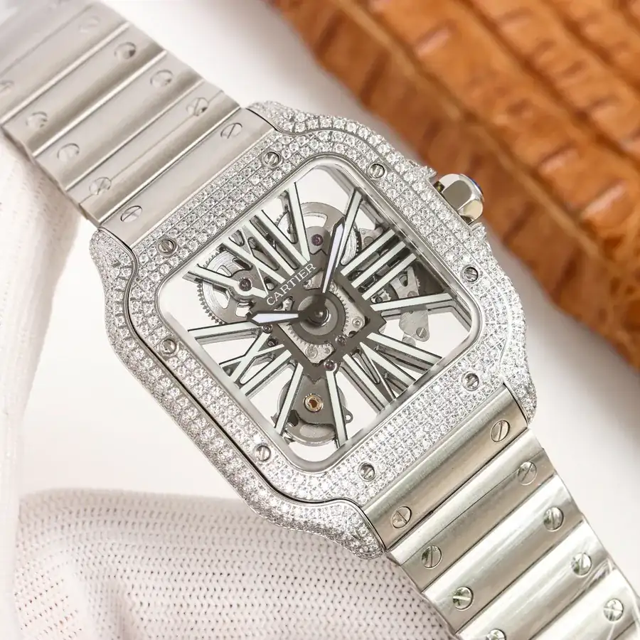 Cartier Santos Lattice Watch