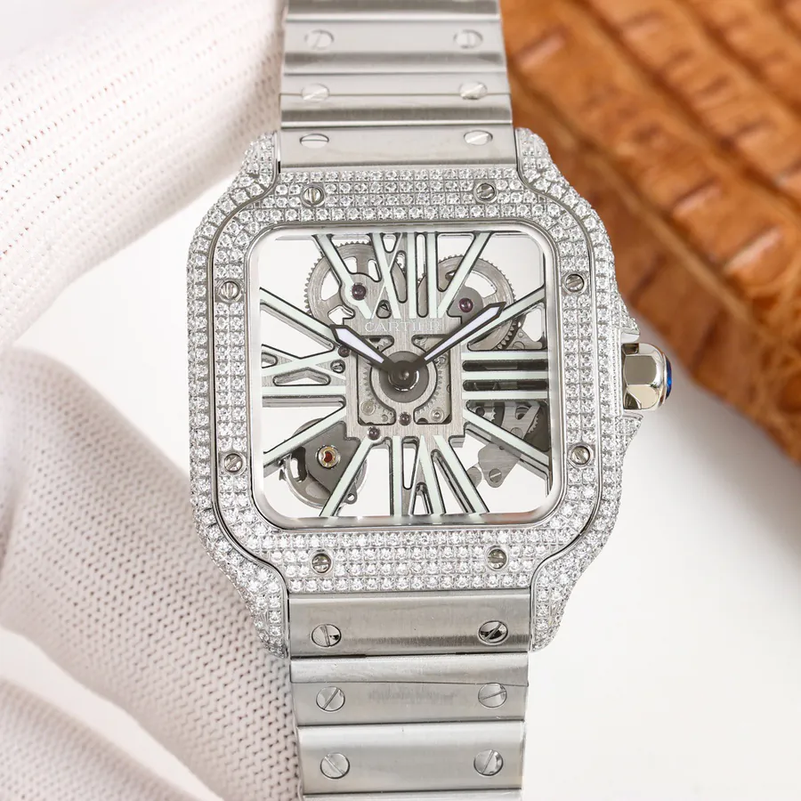 Cartier Santos Lattice Watch