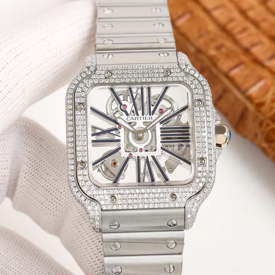 Cartier Santos Lattice Watch