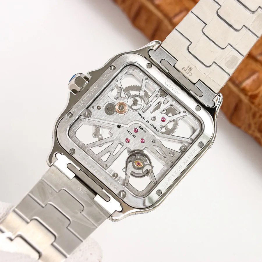 Cartier Santos Lattice Watch