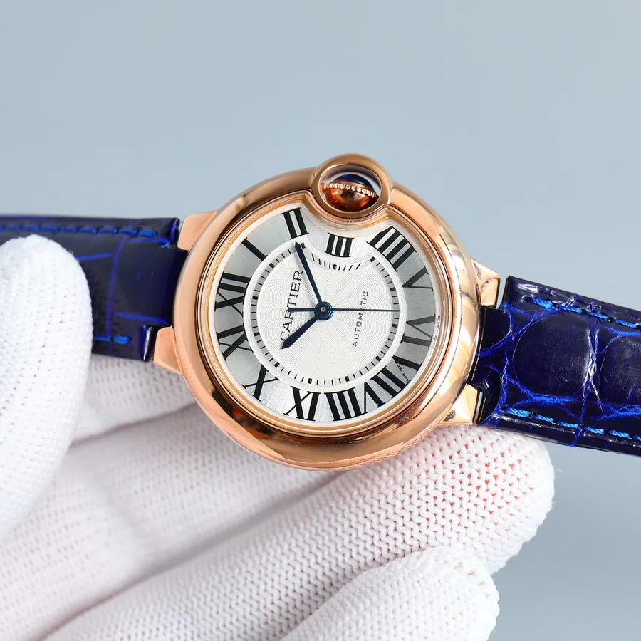 18k Gold Plated Watch Strap with Genuine Alligator Skin