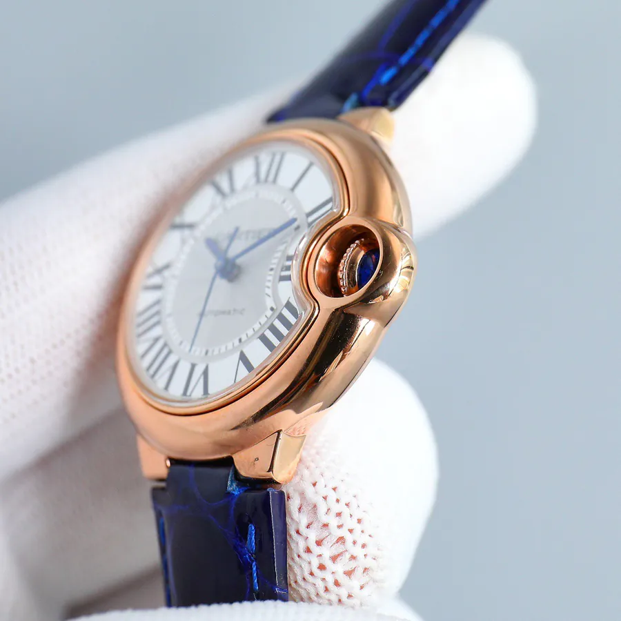 18k Gold Plated Watch Strap with Genuine Alligator Skin