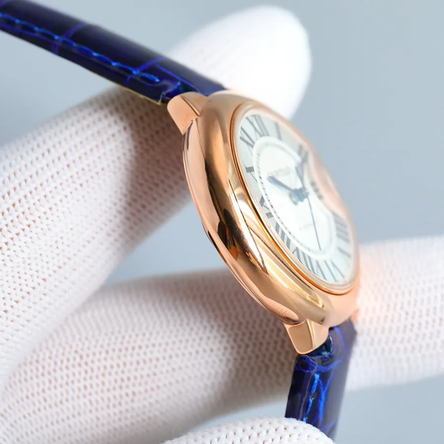18k Gold Plated Watch Strap with Genuine Alligator Skin
