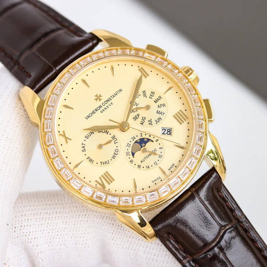 Vacheron Constantin Chronograph Watch Classic Design, Swiss Craftsmanship