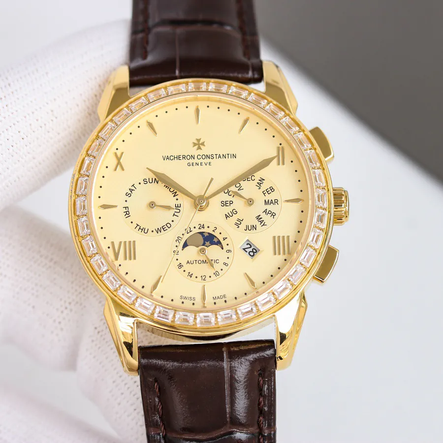 Vacheron Constantin Chronograph Watch Classic Design, Swiss Craftsmanship