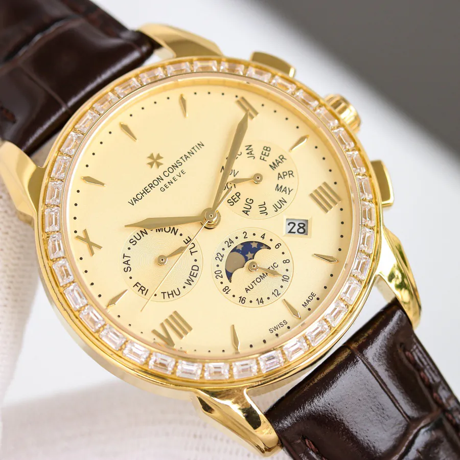 Vacheron Constantin Chronograph Watch Classic Design, Swiss Craftsmanship