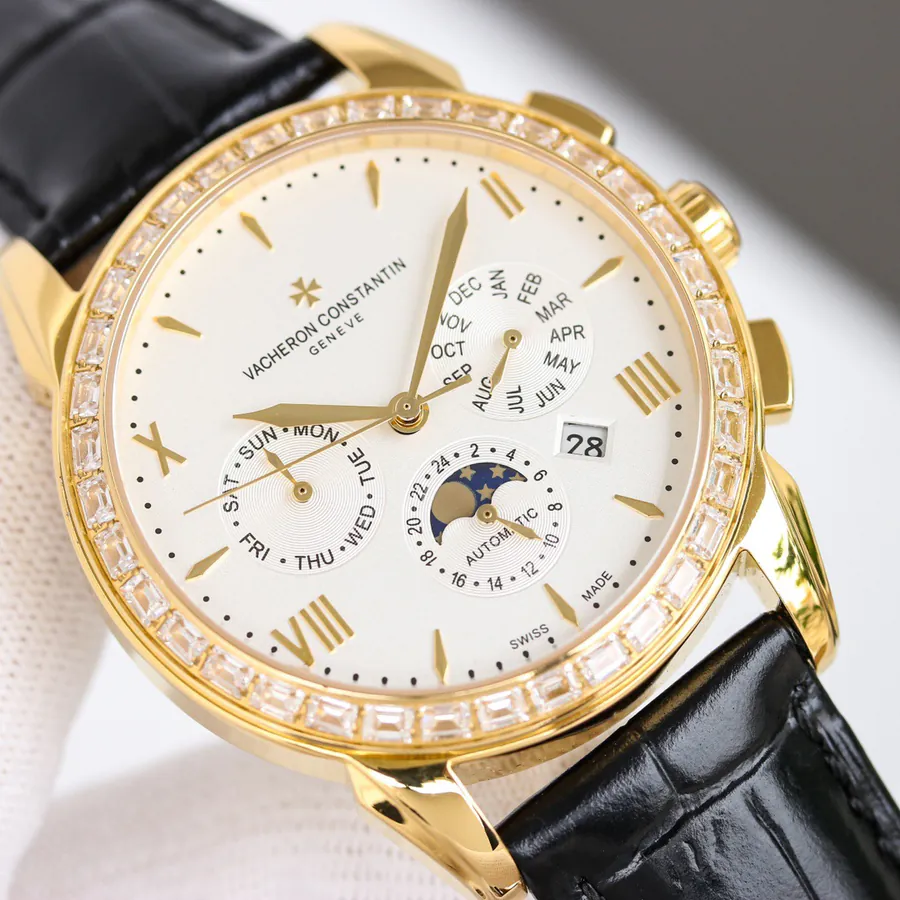 Vacheron Constantin Chronograph Watch Classic Design, Swiss Craftsmanship