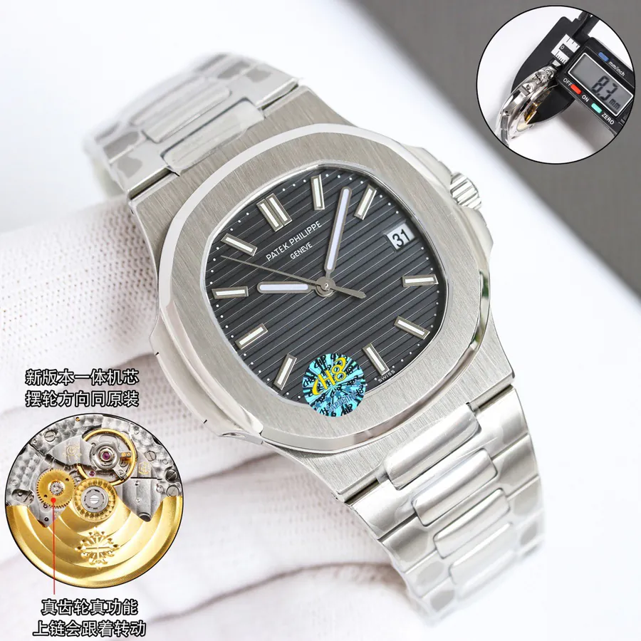 Patek Philippe Nautilus Classic Blue Dial with Upgraded Movement
