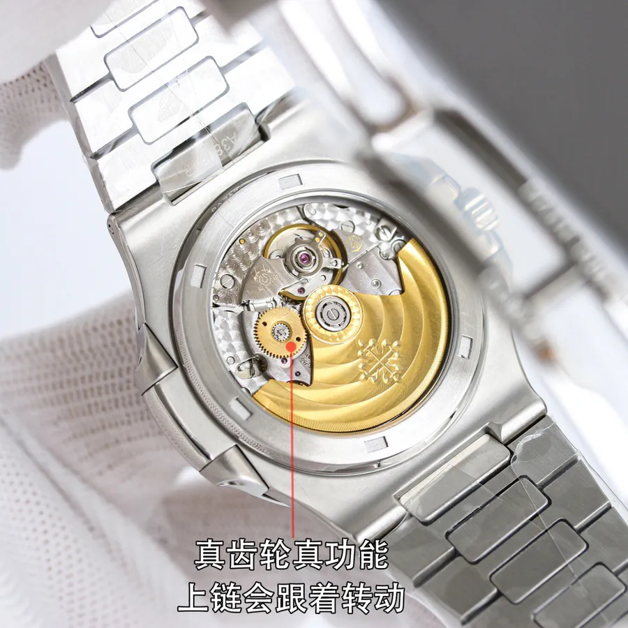 Patek Philippe Nautilus Classic Blue Dial with Upgraded Movement