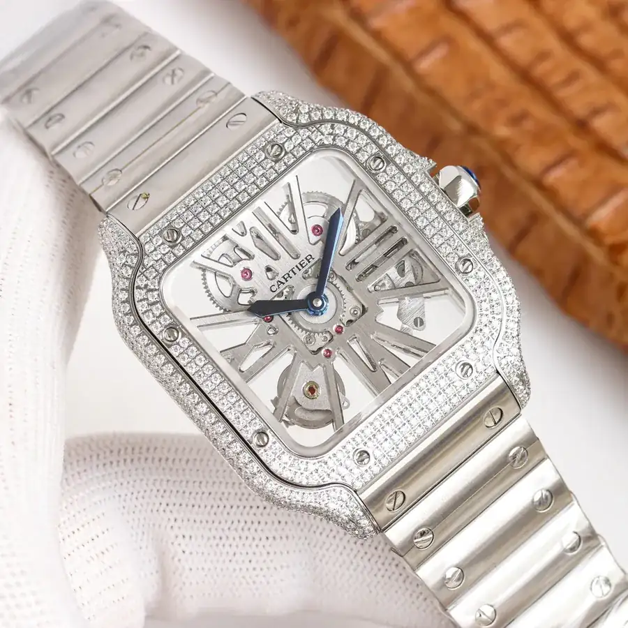 Cartier Santos Lattice Watch