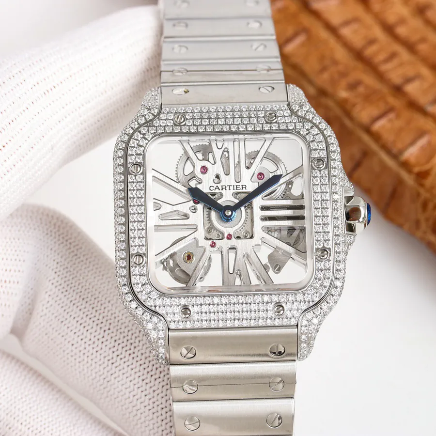 Cartier Santos Lattice Watch
