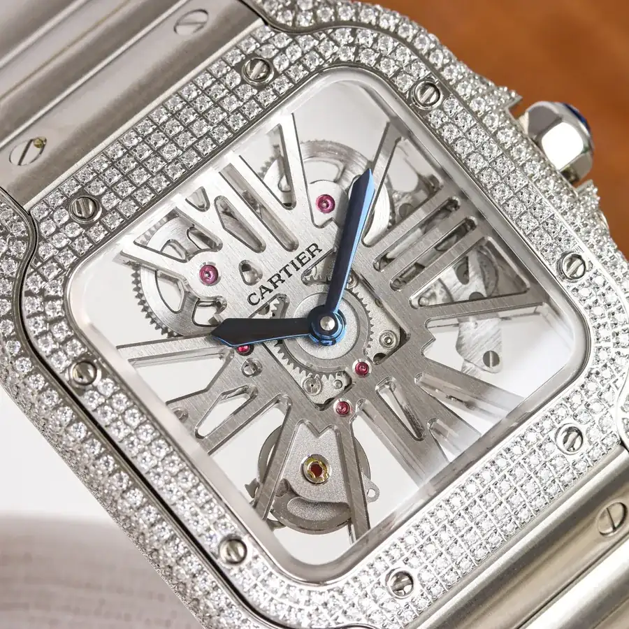 Cartier Santos Lattice Watch