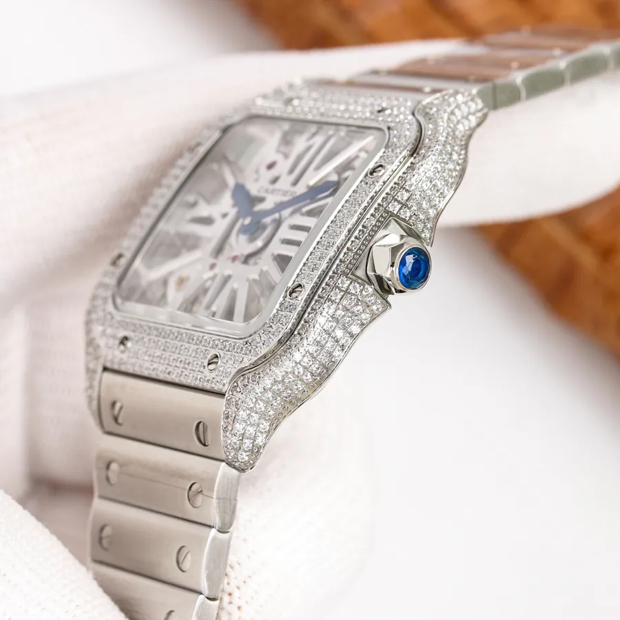 Cartier Santos Lattice Watch