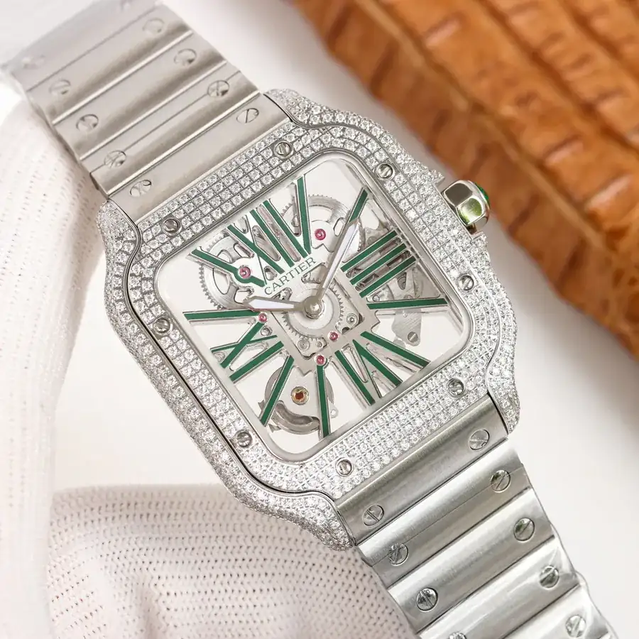 Cartier Santos Lattice Watch