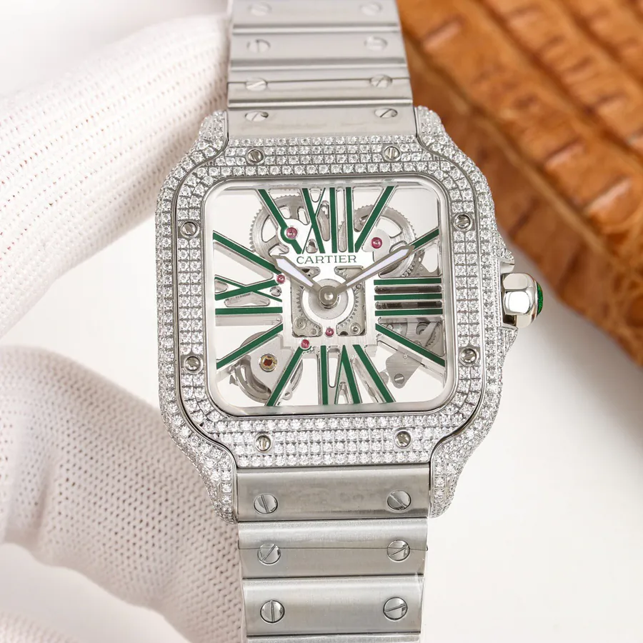 Cartier Santos Lattice Watch