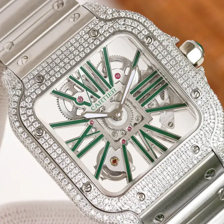 Cartier Santos Lattice Watch