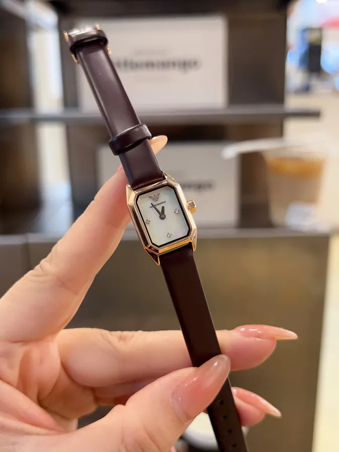 Armani Square Dial Watch Princess Mermaid Design