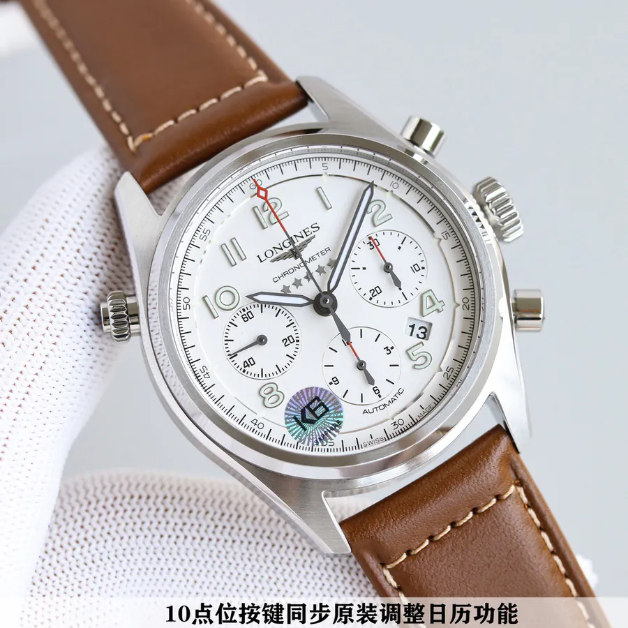 Longines Aviator L3.820.4.93.0 Watch 42MMX14MM