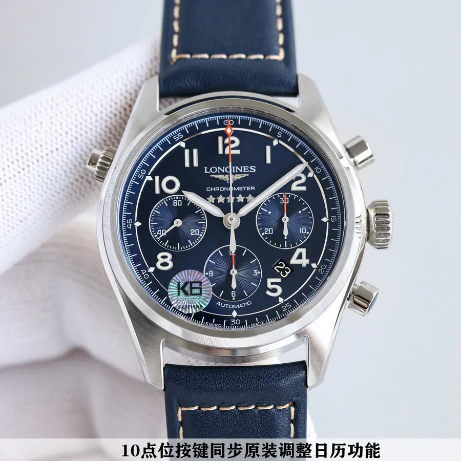 Longines Aviator L3.820.4.93.0 Watch 42MMX14MM