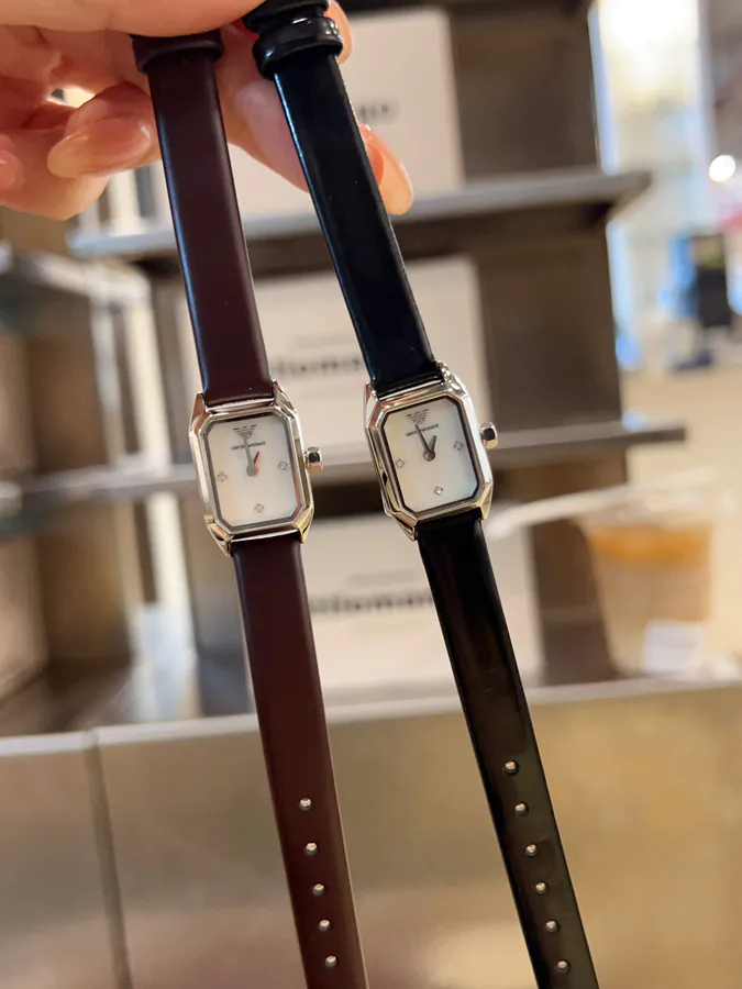 Armani Square Dial Watch Princess Mermaid Design
