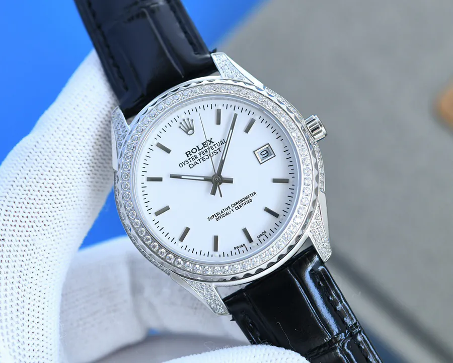 White Shell P950 Gold +50 Premium Rolex Watch