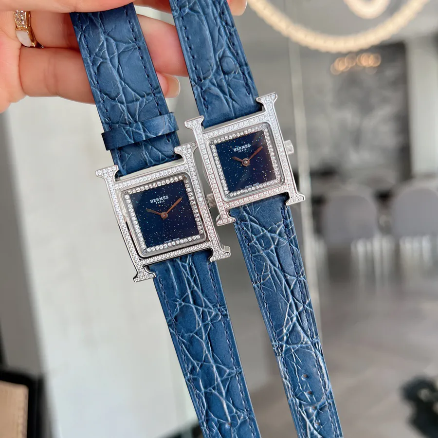 Hermes New Green孔雀 Green with Starry Effect and Diamonds