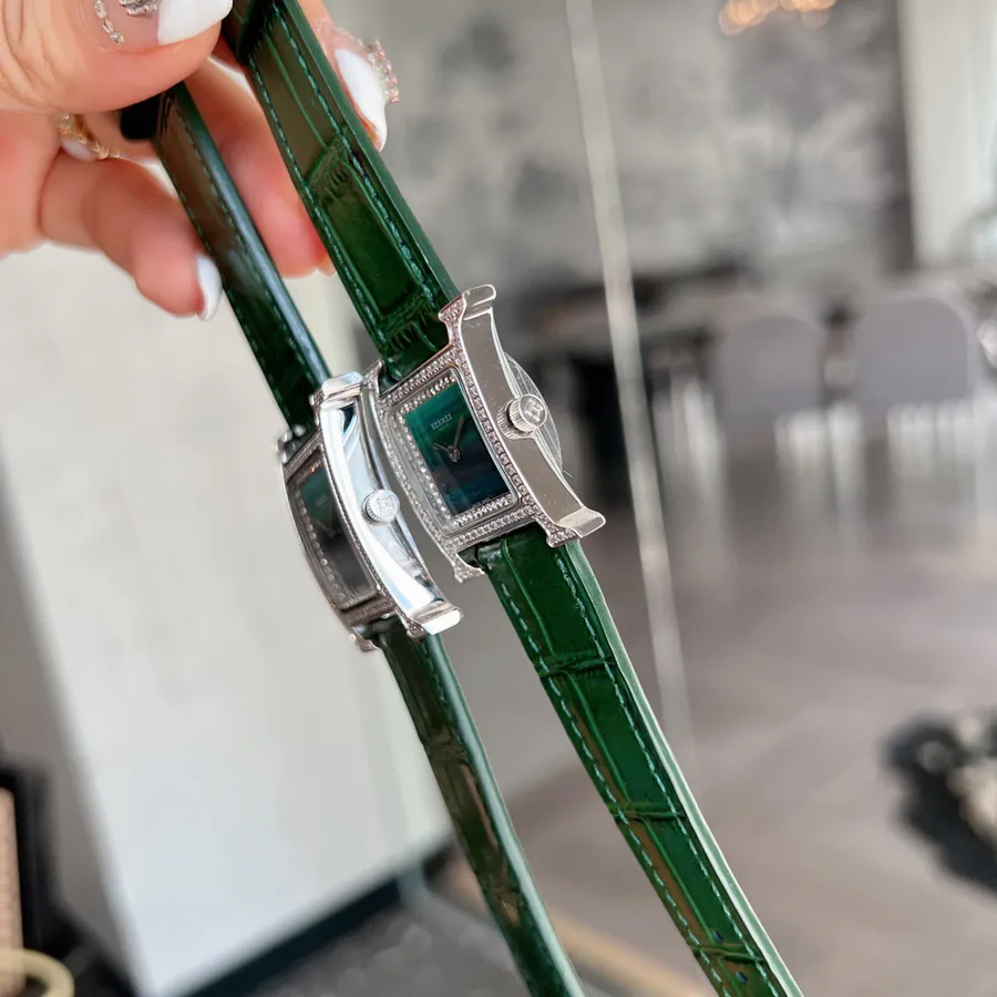 Hermes New Green孔雀 Green Starry Sky Amaranth Gray Watch