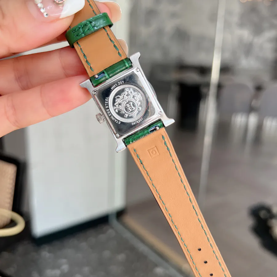 Hermes New Green孔雀 Green Starry Sky Amaranth Gray Watch