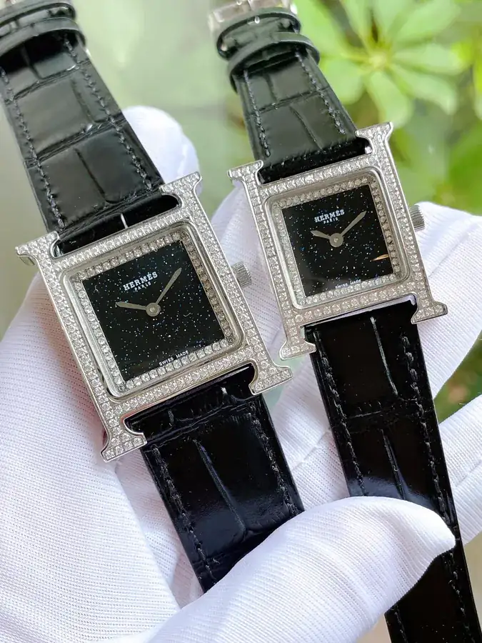 Hermes New Green孔雀 Green with Starry Effect and Diamond Accents