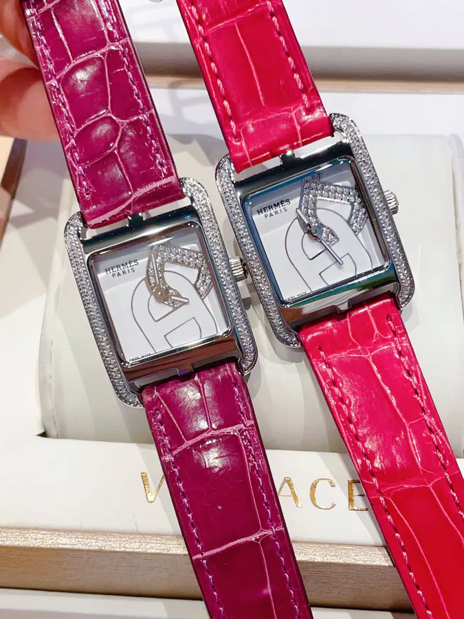 Hermès HEURE H Square Watch with Handcrafted Design