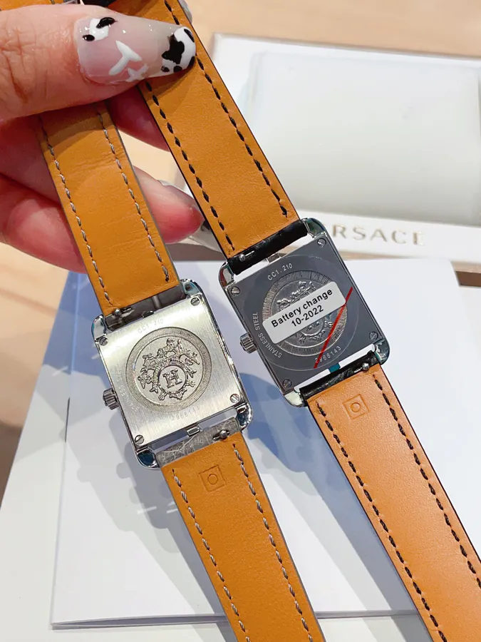Hermès HEURE H Square Watch with Handcrafted Design