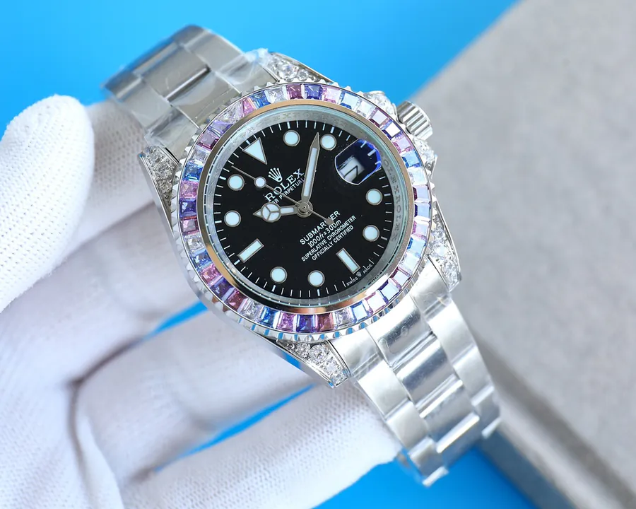 Rolex Yachtmaster M126679 Series Custom Modified Watch with Natural Moonstone