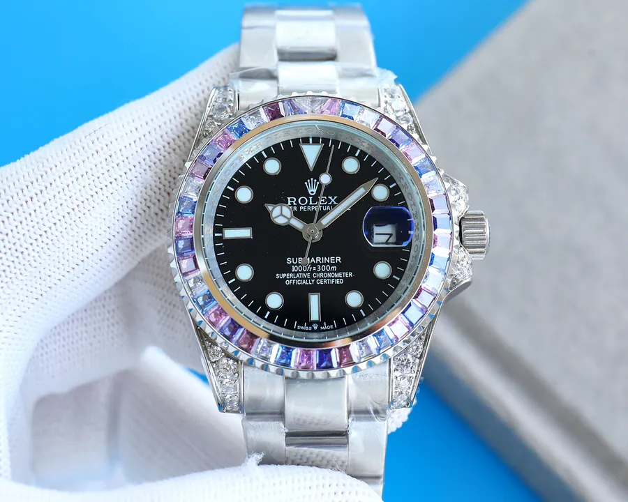 Rolex Yachtmaster M126679 Series Custom Modified Watch with Natural Moonstone