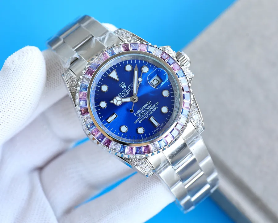 Rolex Yachtmaster M126679 Series Custom Modified Watch with Natural Moonstone