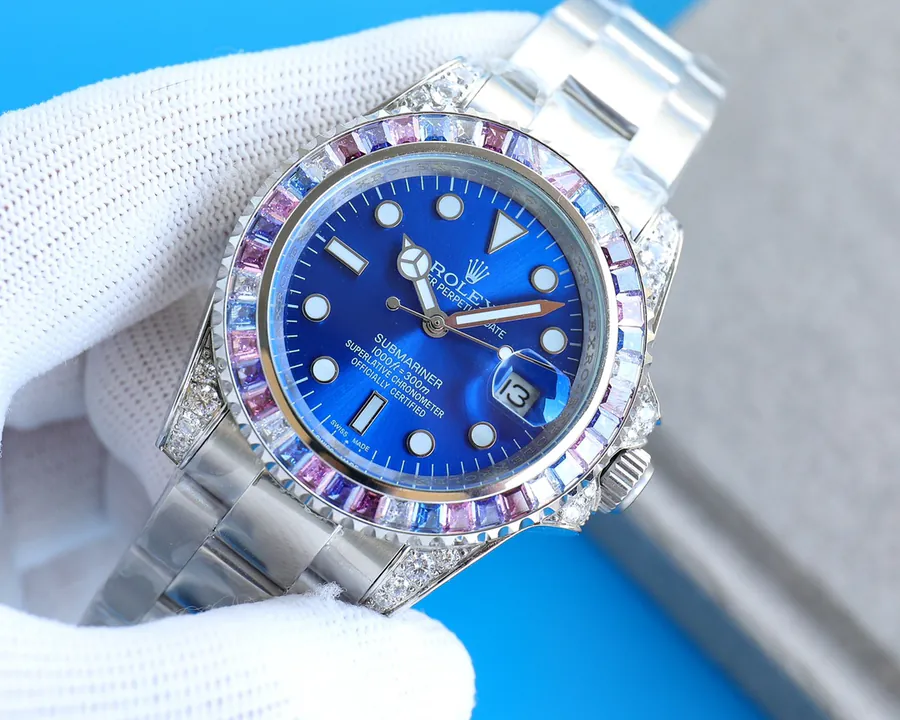 Rolex Yachtmaster M126679 Series Custom Modified Watch with Natural Moonstone