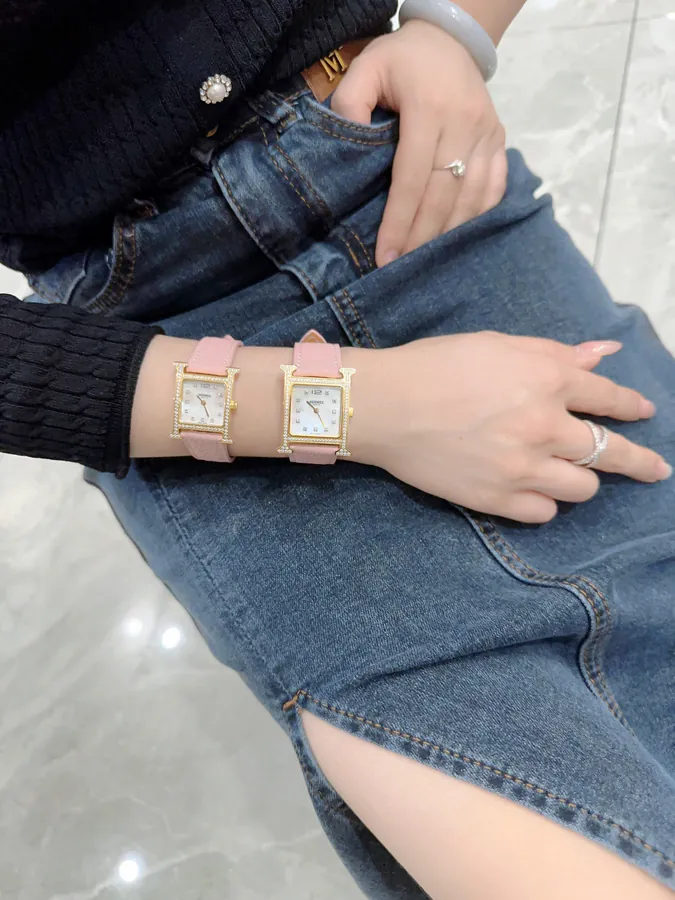 Hermes Heure H Classic Steel Band Watch