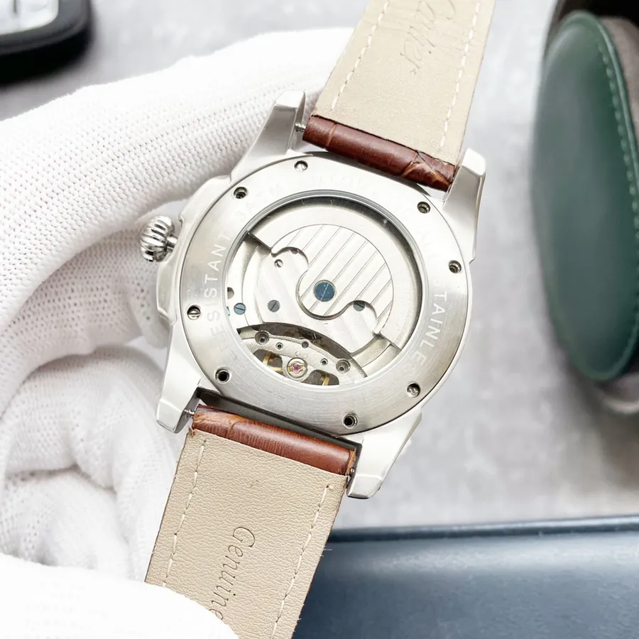 Cartier Men's Luxury Watch with Bold Skeleton Design