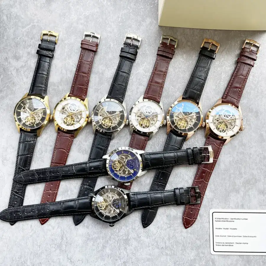 Cartier Men's Luxury Watch with Bold Skeleton Design