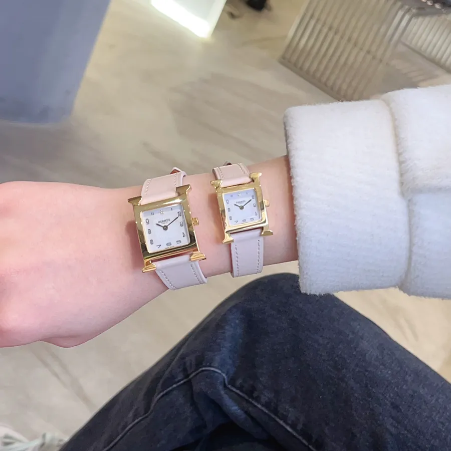 Heure H Watch with H Strap Medium Size