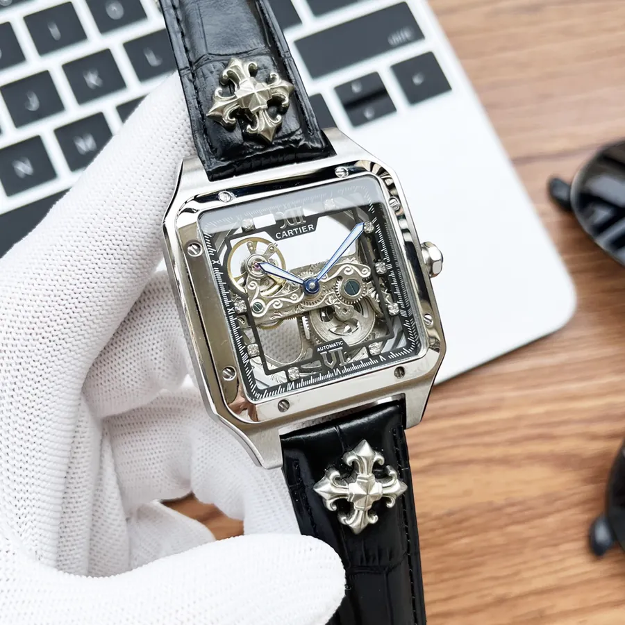 CARTIER Men's Watch with Gold and Silver Options