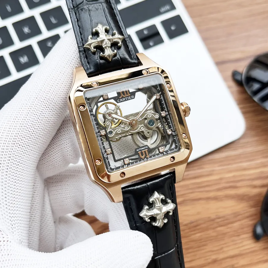 CARTIER Men's Watch with Gold and Silver Options