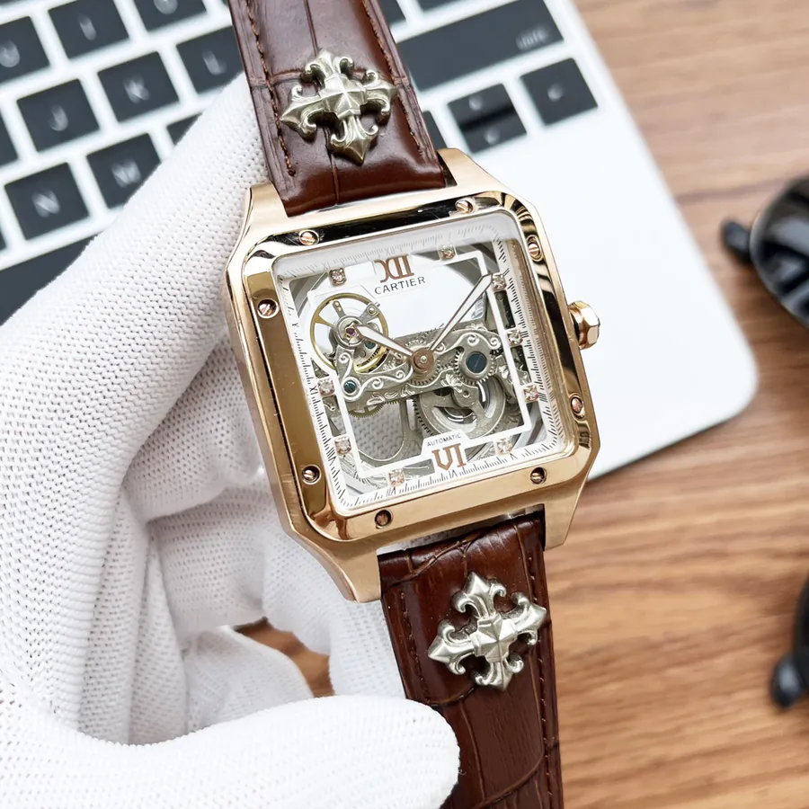 CARTIER Men's Watch with Gold and Silver Options