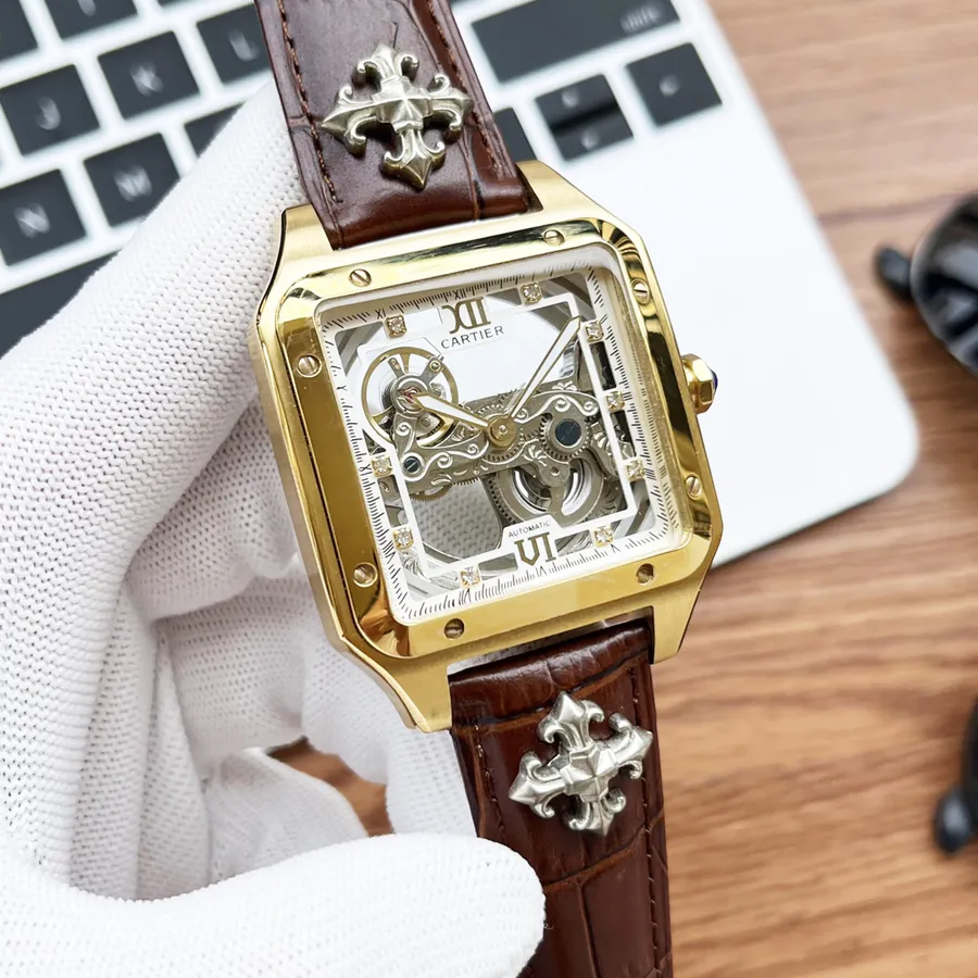 CARTIER Men's Watch with Gold and Silver Options