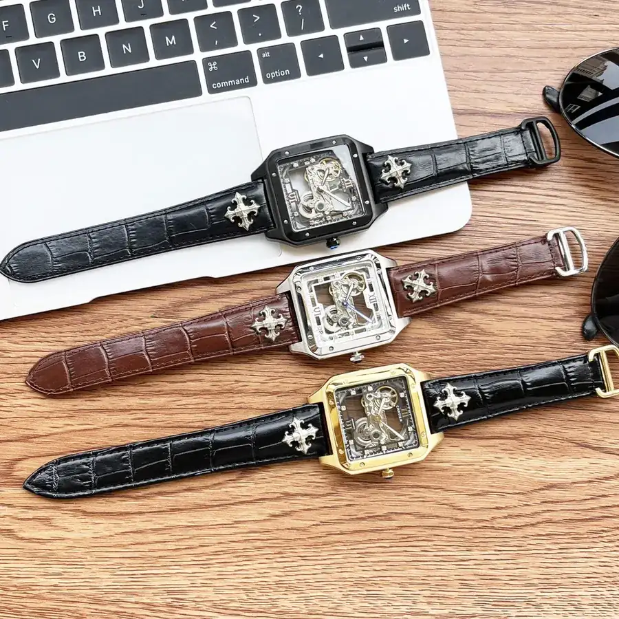 CARTIER Men's Watch with Gold and Silver Options