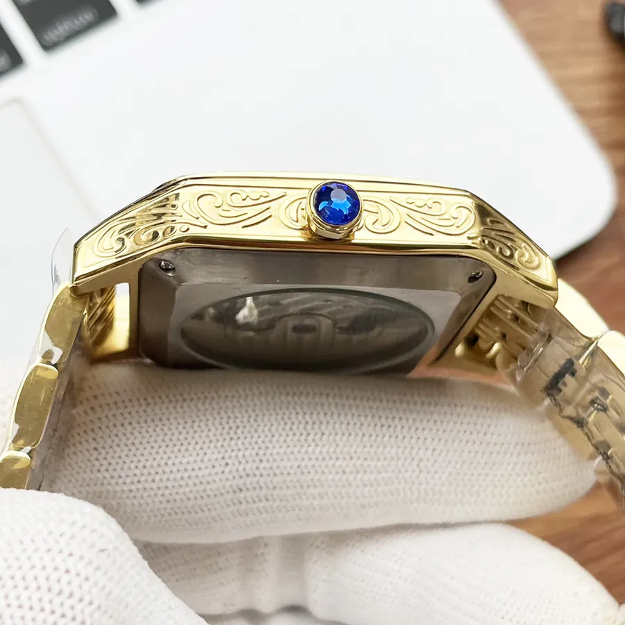 CARTIER Men's Watch in Gold and Silver