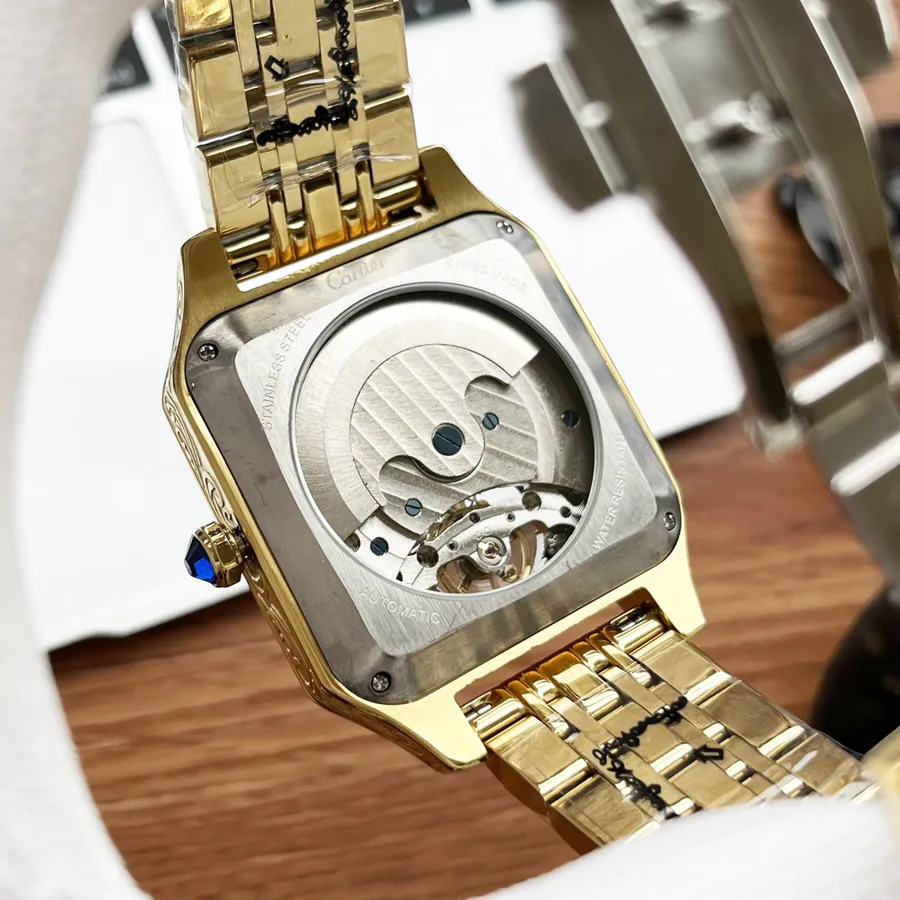 CARTIER Men's Watch in Gold and Silver