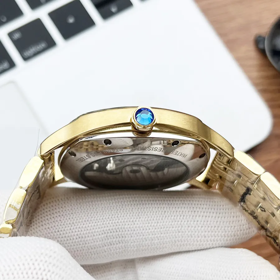 Cartier Men's Watch with Gold and Silver Finish