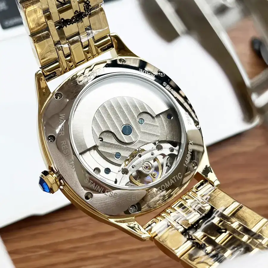 Cartier Men's Watch with Gold and Silver Finish